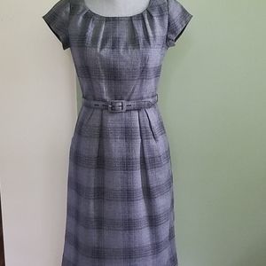 Plaid Pencil Dress